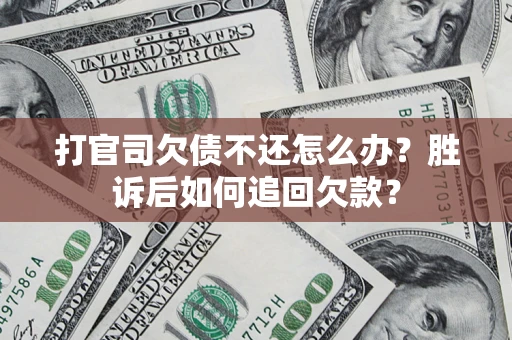 北京打官司欠债不还怎么办？胜诉后如何追回欠款？