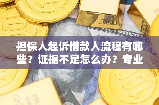 北京担保人起诉借款人流程有哪些？证据不足怎么办？专业律师解答