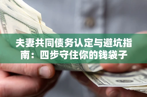 北京夫妻共同债务认定与避坑指南：四步守住你的钱袋子