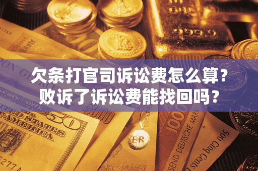北京欠条打官司诉讼费怎么算？败诉了诉讼费能找回吗？