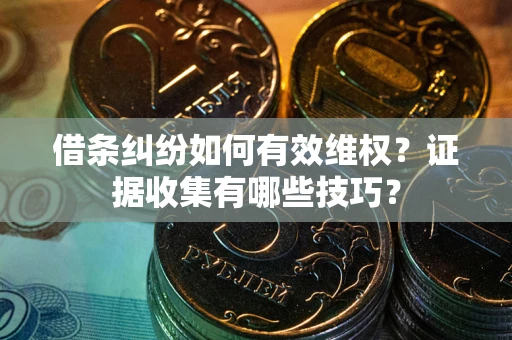 北京借条纠纷如何有效维权？证据收集有哪些技巧？
