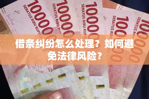 北京借条纠纷怎么处理？如何避免法律风险？